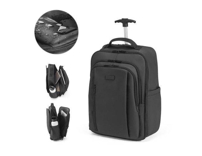 Mochila trolley em 900D com revestimento resistente  gua 17.3"